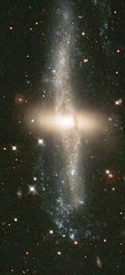 Двойная галактика NGC 4650A