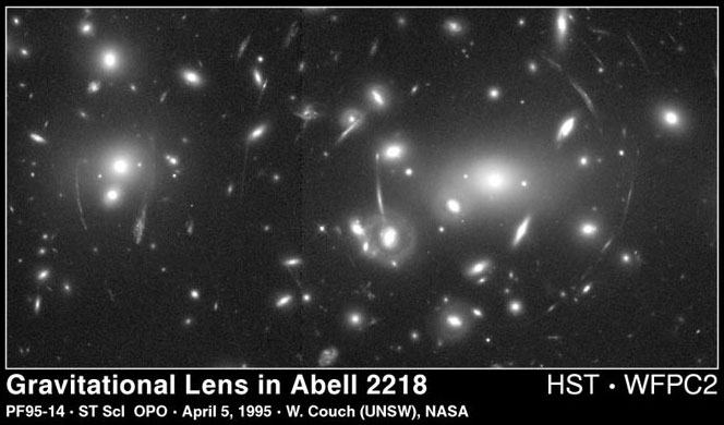 Скопление галактик Abell 2218