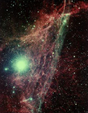 Часть остатка сверхновой в созвездии Паруса